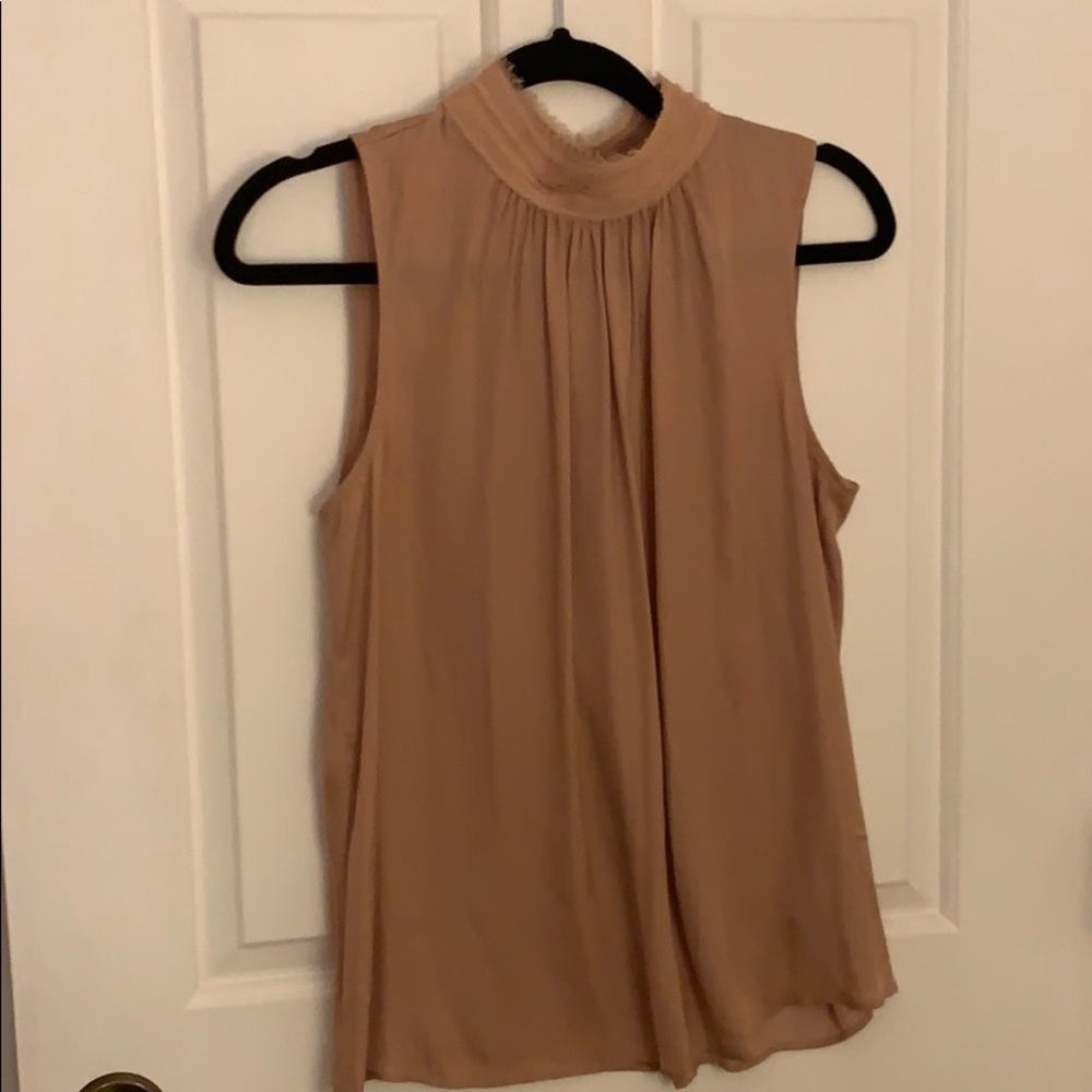 Never worn high neck sleeveless blouse